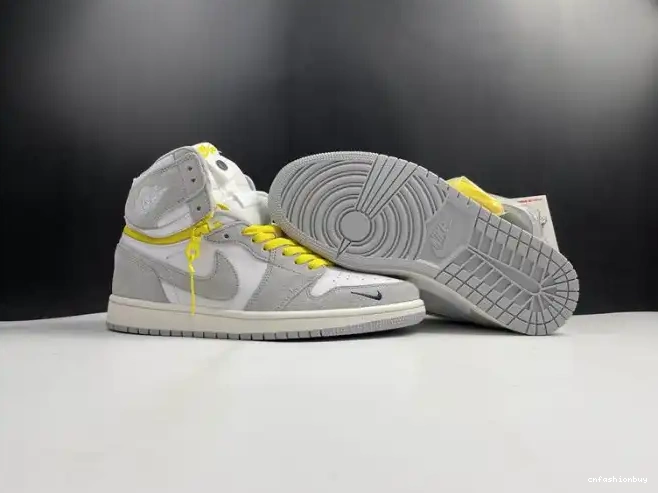 High 1 Air CW6576-100 Light Smoke Jordan Switch 0616